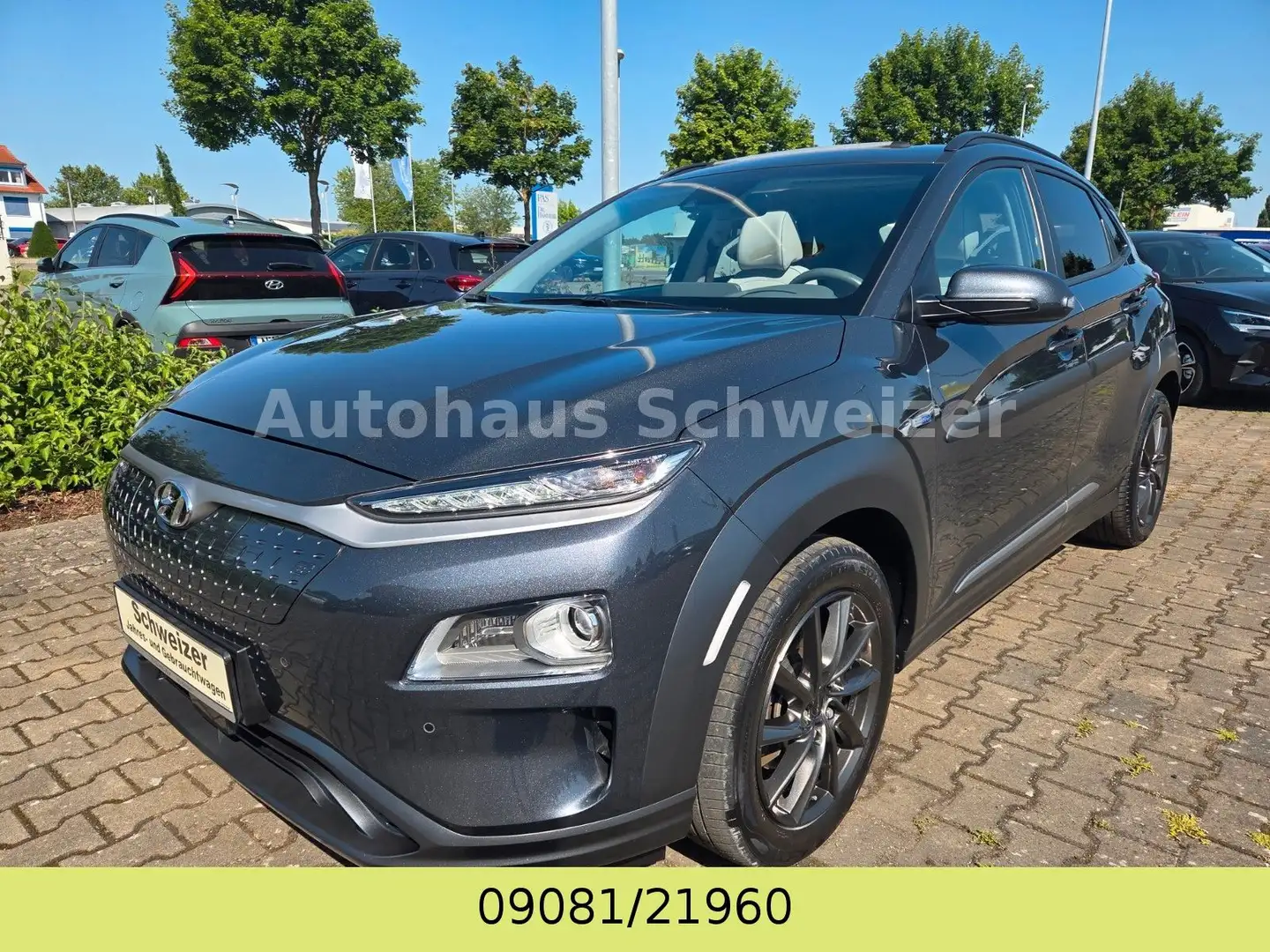 Hyundai KONA Premium Elektro Grau - 1