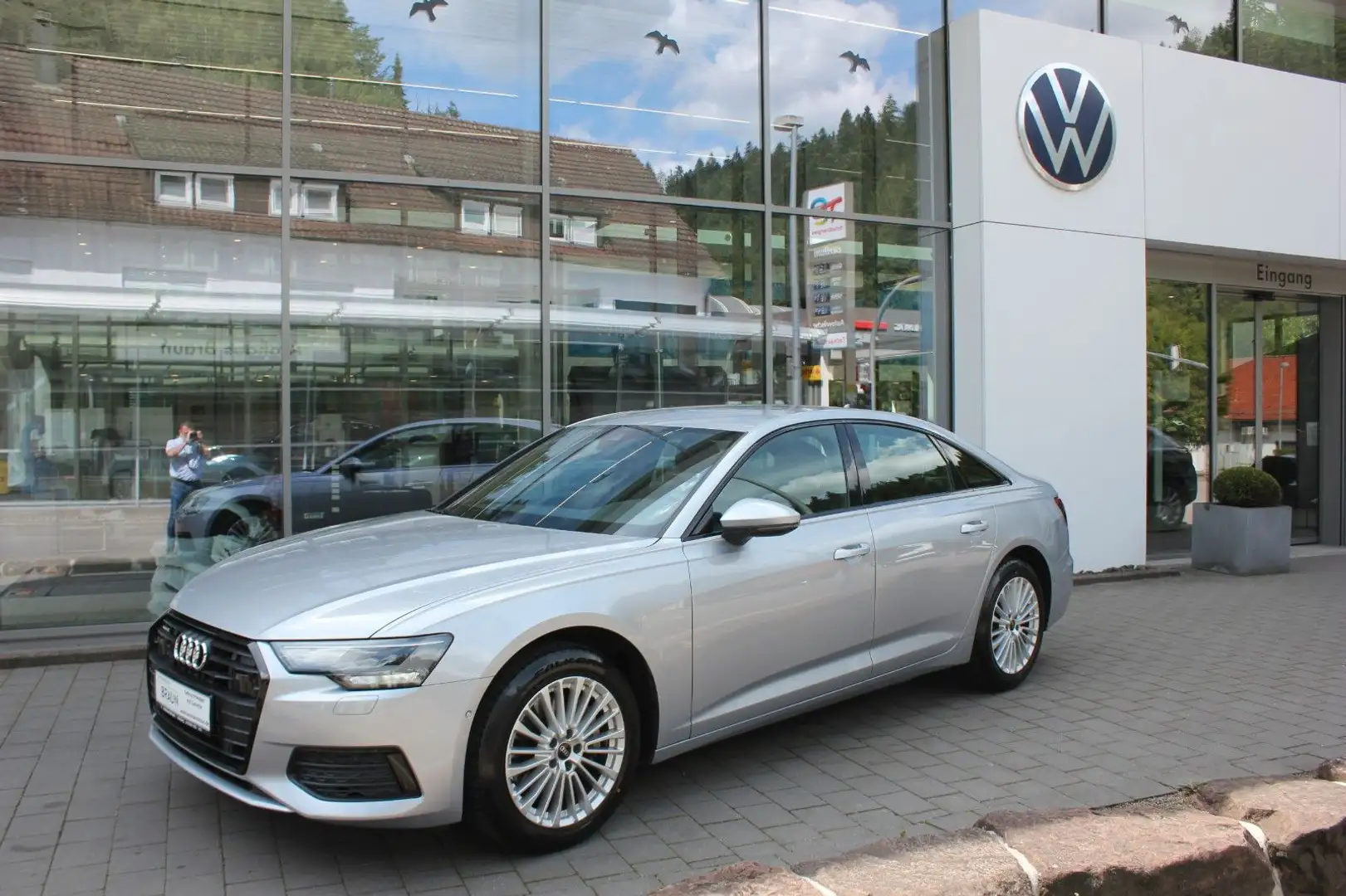 Audi A6 Lim. design 45 2.0 eTFSI quattro Leder,LED Silber - 1
