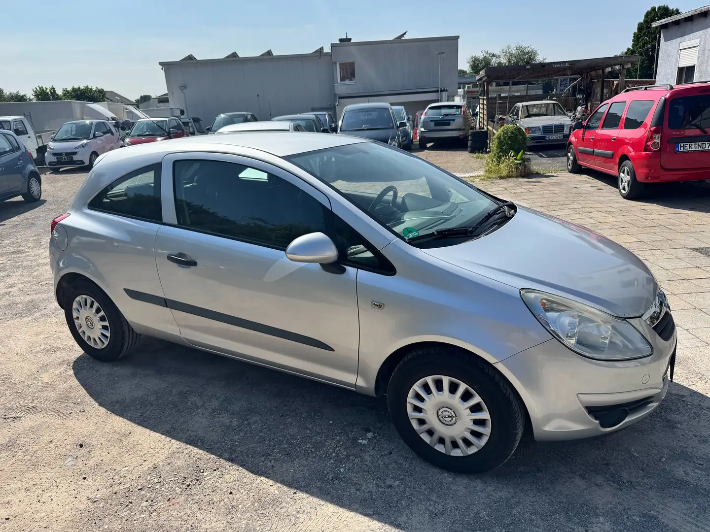 Opel Corsa 1.0 12V Tüv+Au neu Silber - 2