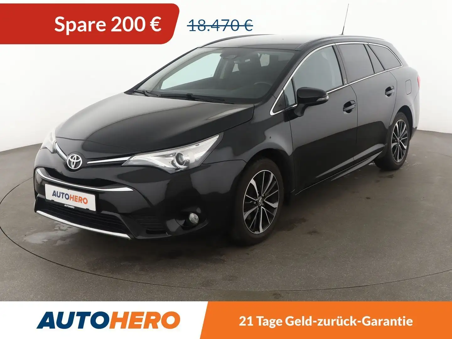 Toyota Avensis 1.8 Team D Aut*NAVI*LED*TEMPO*CAM*SHZ*KLIMA* Noir - 1