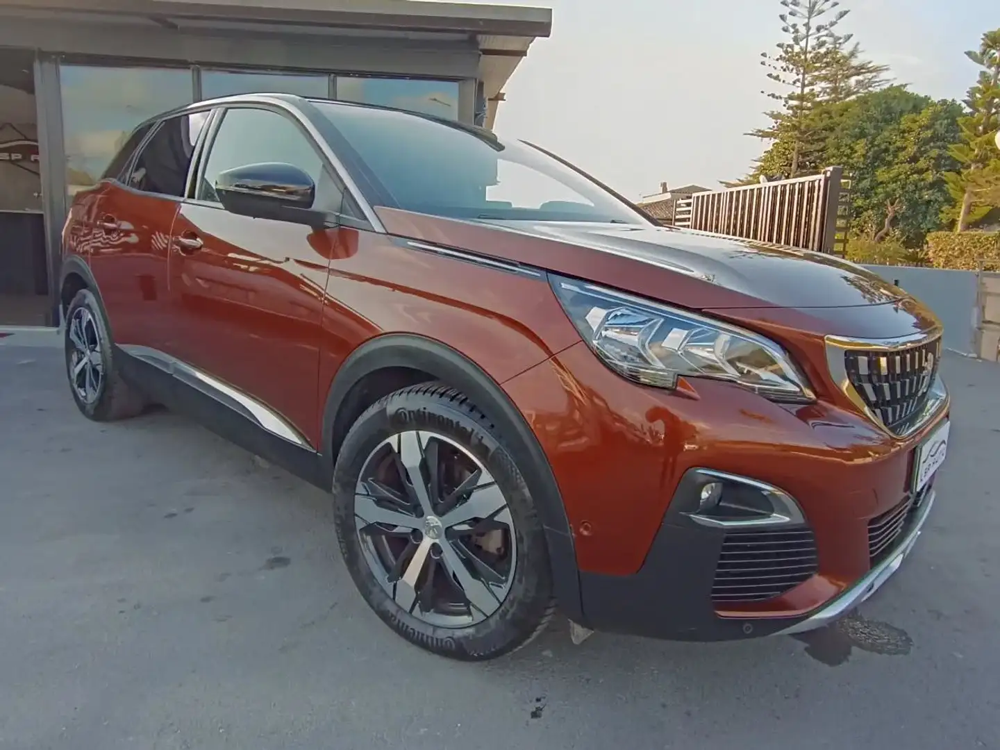 Peugeot 3008 1.6 bluehdi Allure s Arancione - 1