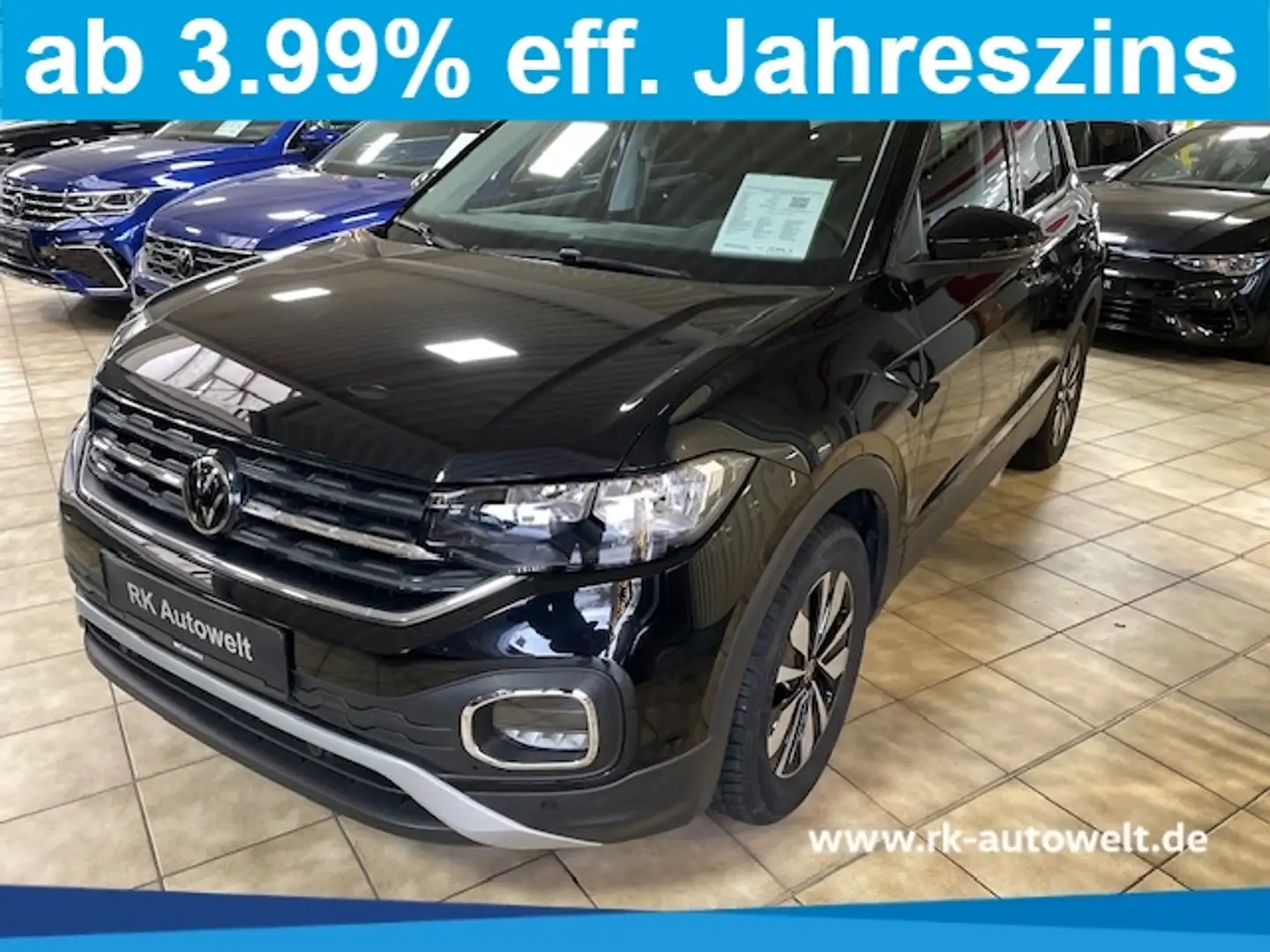 Volkswagen T-Cross 1.0 TSI Move Navi ACC Apple CarPlay Android Auto 2 Schwarz - 1