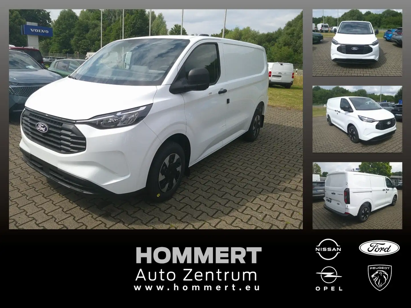 Ford Transit Custom Kasten 2.5I PHEV 320 L1 Trend Blanc - 1