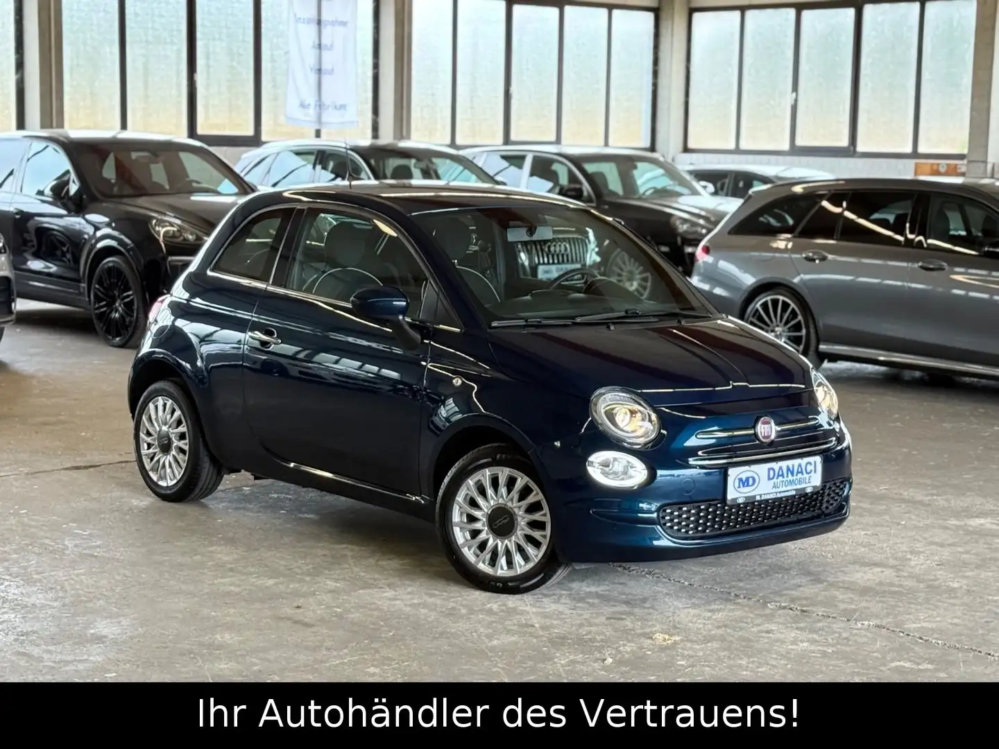 Fiat 500 *Klima*Tempomat*Bluetooth*SHZ Blauw - 1