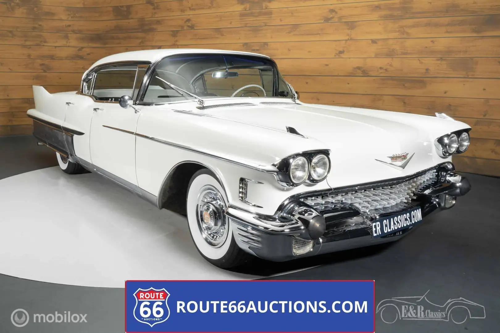 Cadillac Fleetwood 1958 | Route 66 auctions Белый - 1