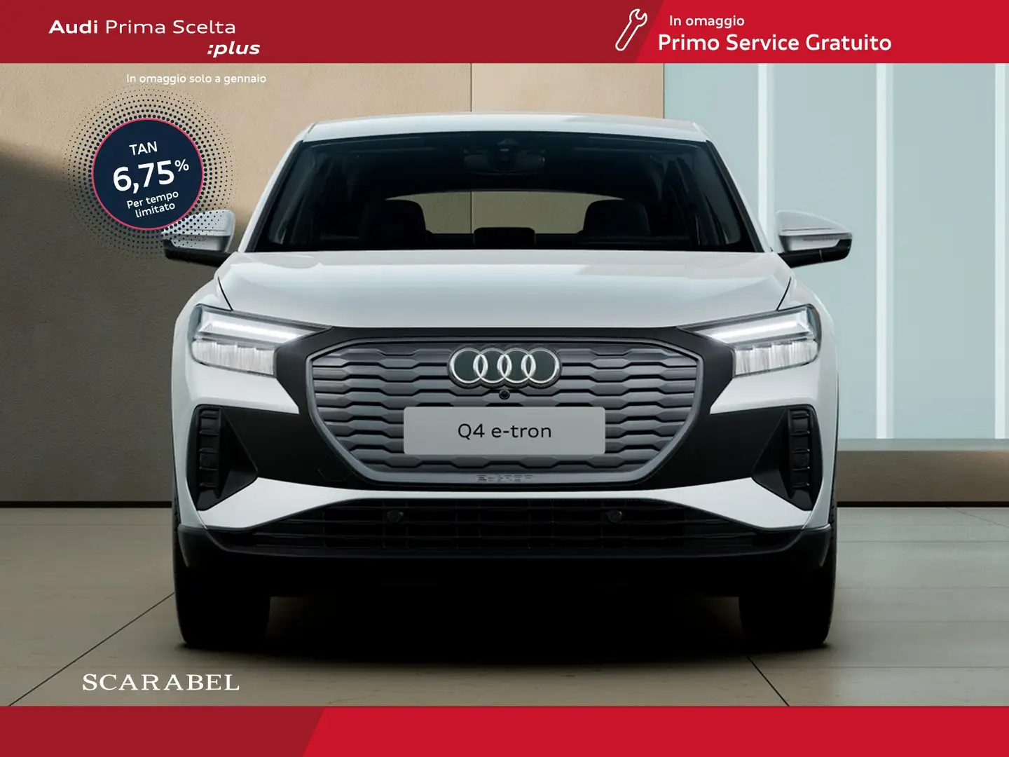 Audi Q4 e-tron sportback e-tron 45 business Bianco - 2