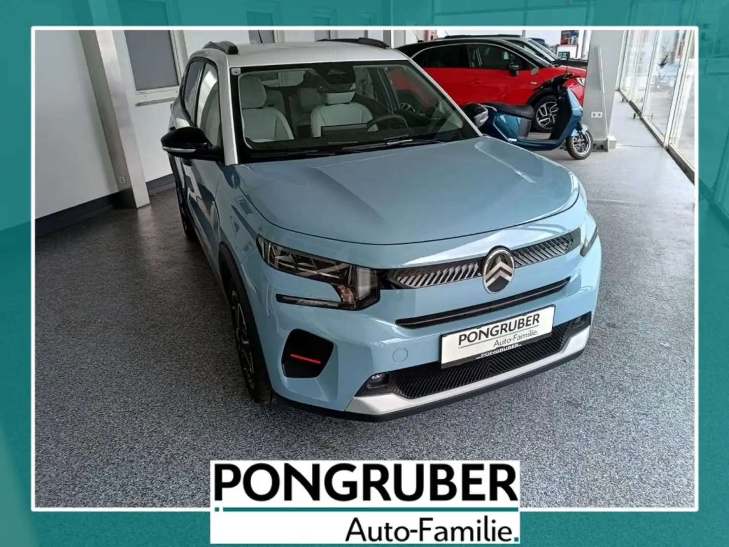 Citroen C3 Elektro 113PS Automatik MAX Blauw - 2