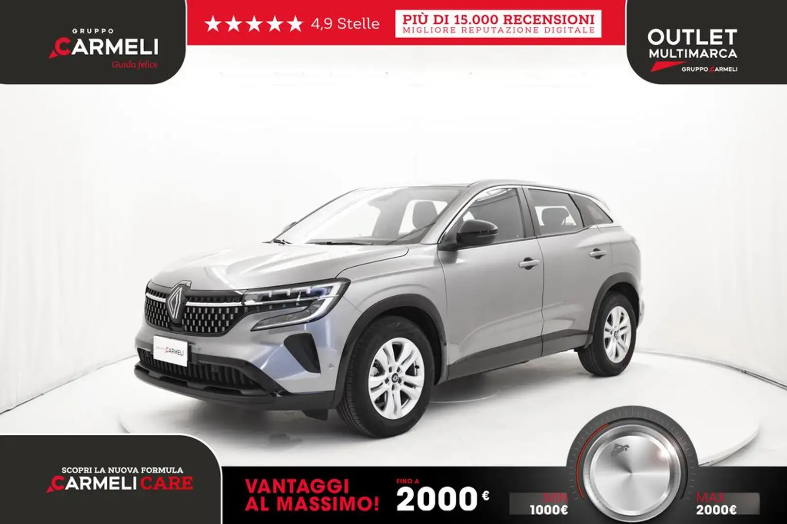 Renault Austral 1.2 mild hybrid advanced Equilibre 130cv Gris - 1