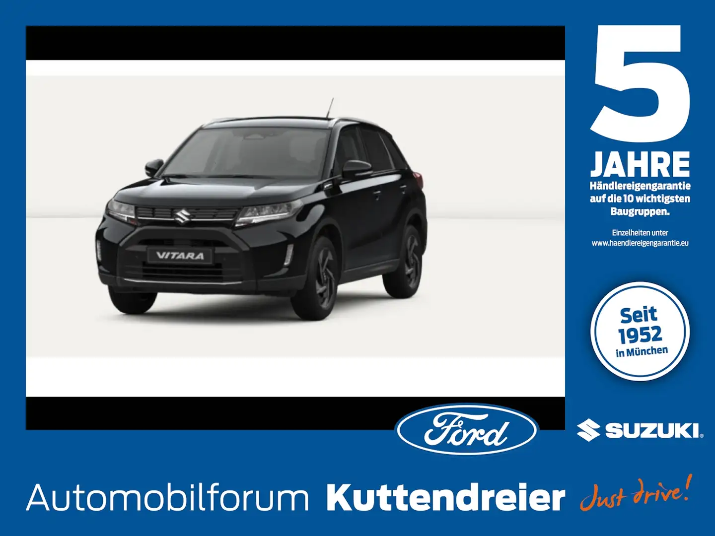 Suzuki Vitara 1.4 Comfort+ Allrad Panoramaglas*PDC* Zwart - 1