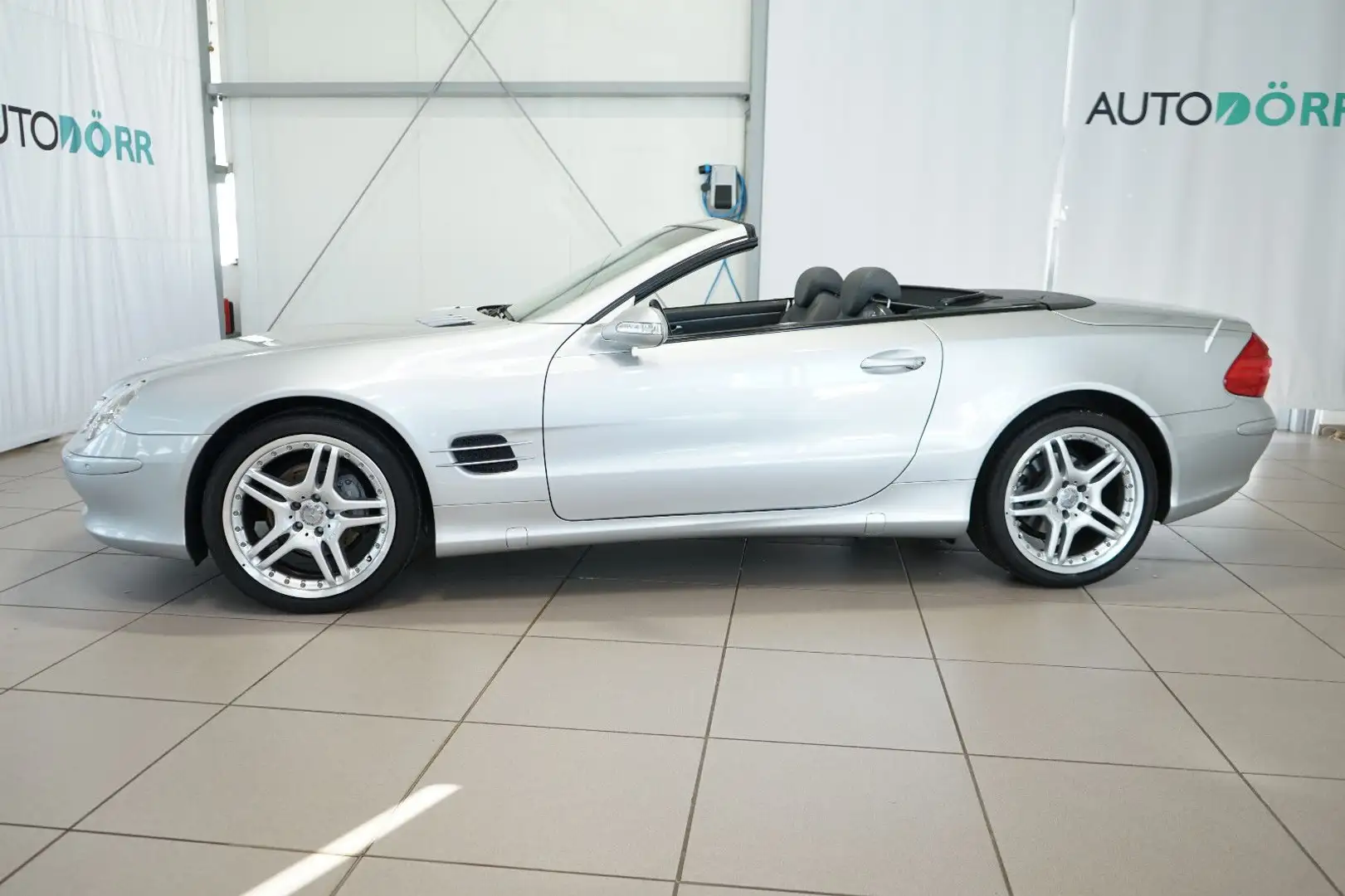 Mercedes-Benz SL 350 Roadster deutsches Fahrzg.+Sammlerzustand Plateado - 2