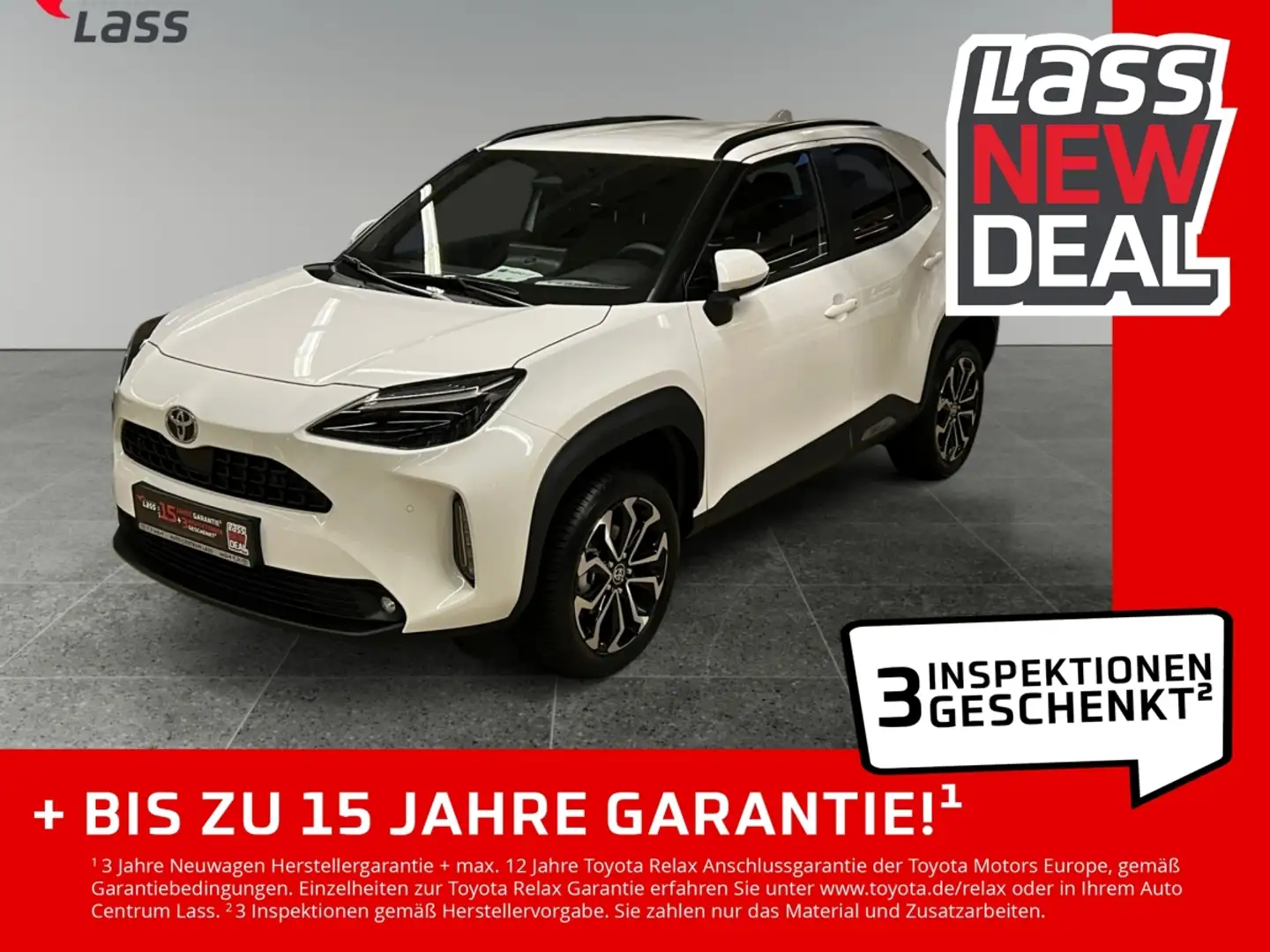 Toyota Yaris Cross 1.5 Hybrid Team D Winter + Safety! Weiß - 1