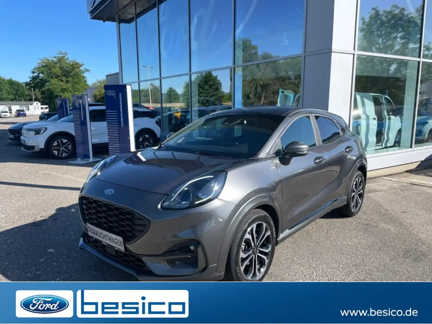 Ford Puma ST-Line Design+NSW+PDC+LED+DAB+Tempomat+LMF Grijs - 1