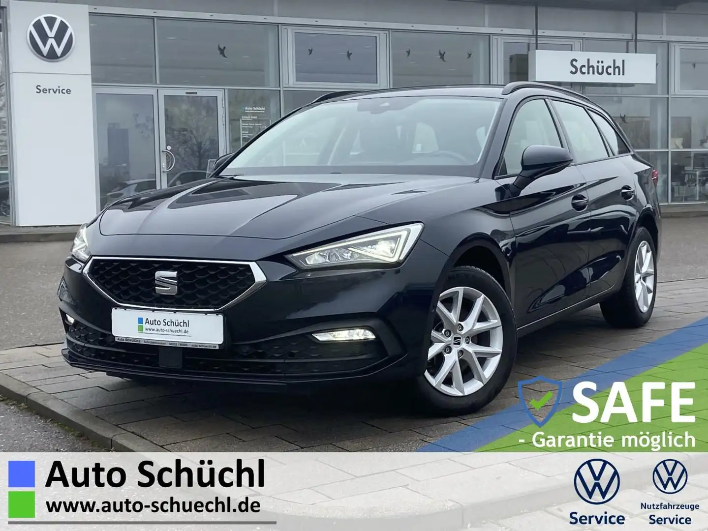 SEAT Leon ST 2.0 TDI Style LEDER-EL.VORDERSITZE+NAVI- Blau - 1