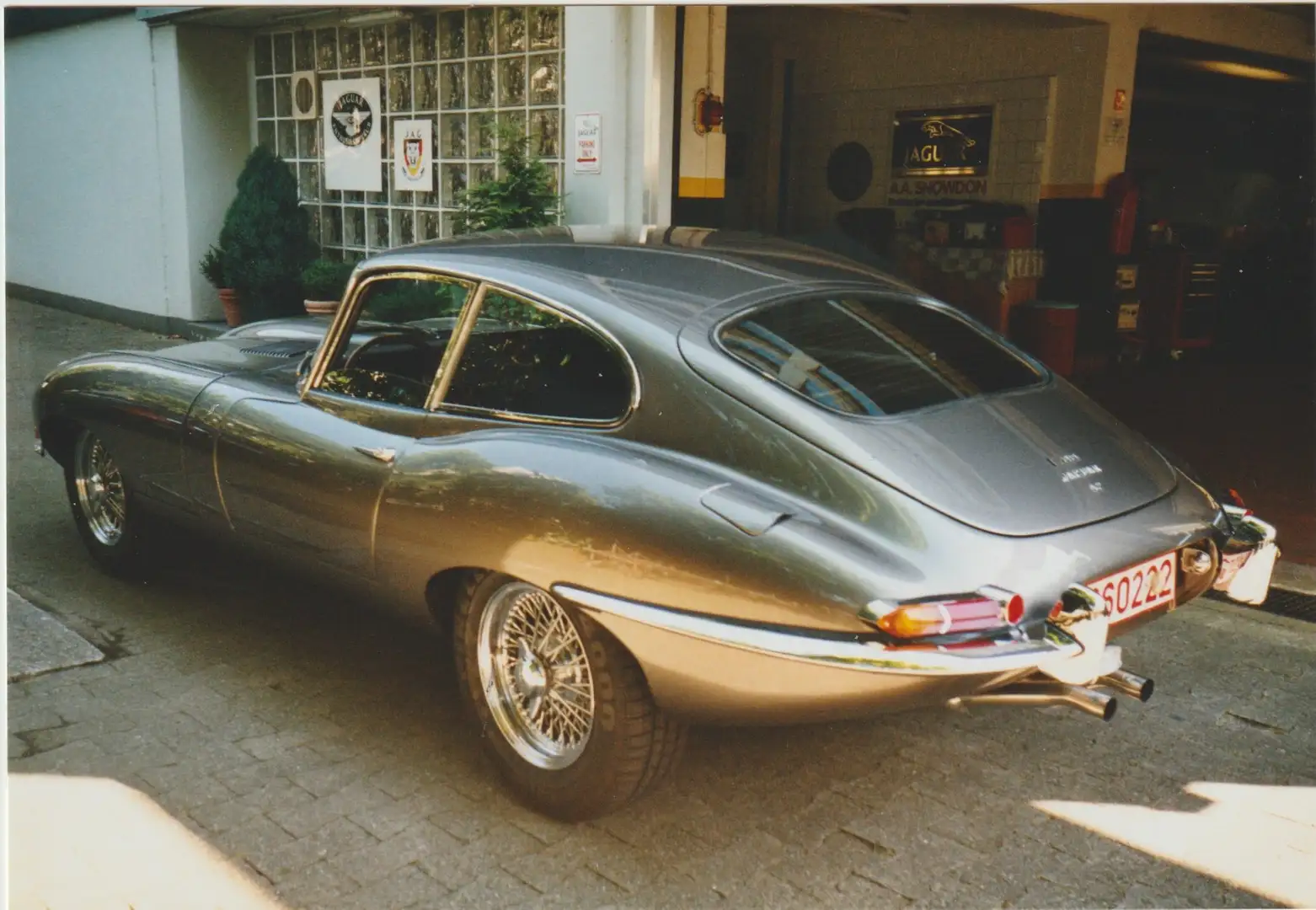 Jaguar E-Type Oltimer zelena - 1