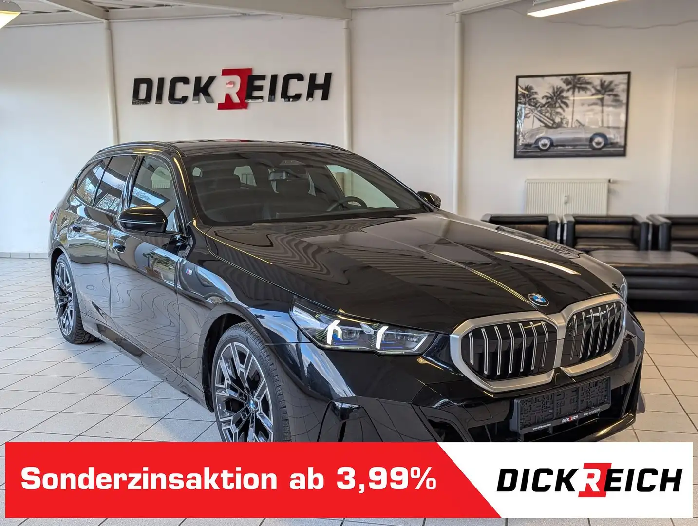 BMW 520 d M-Sport Innov.-Paket H/K LED Pano AHK 360° Schwarz - 1