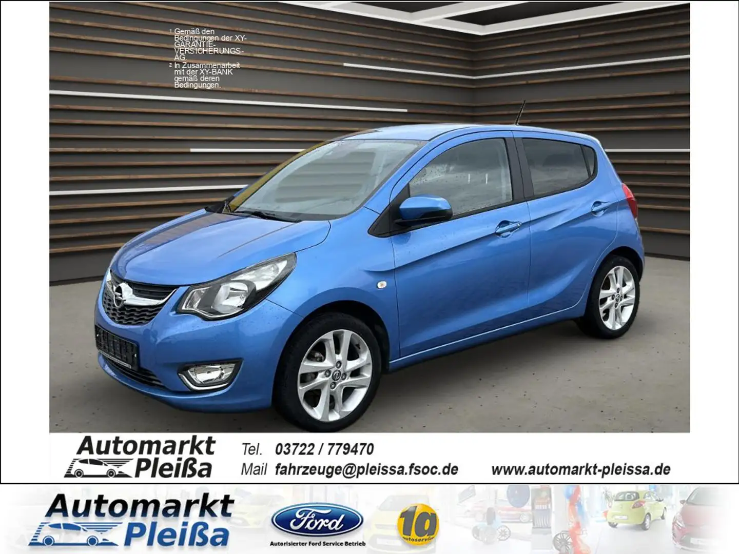 Opel Karl 1.0 Edition Bleu - 2