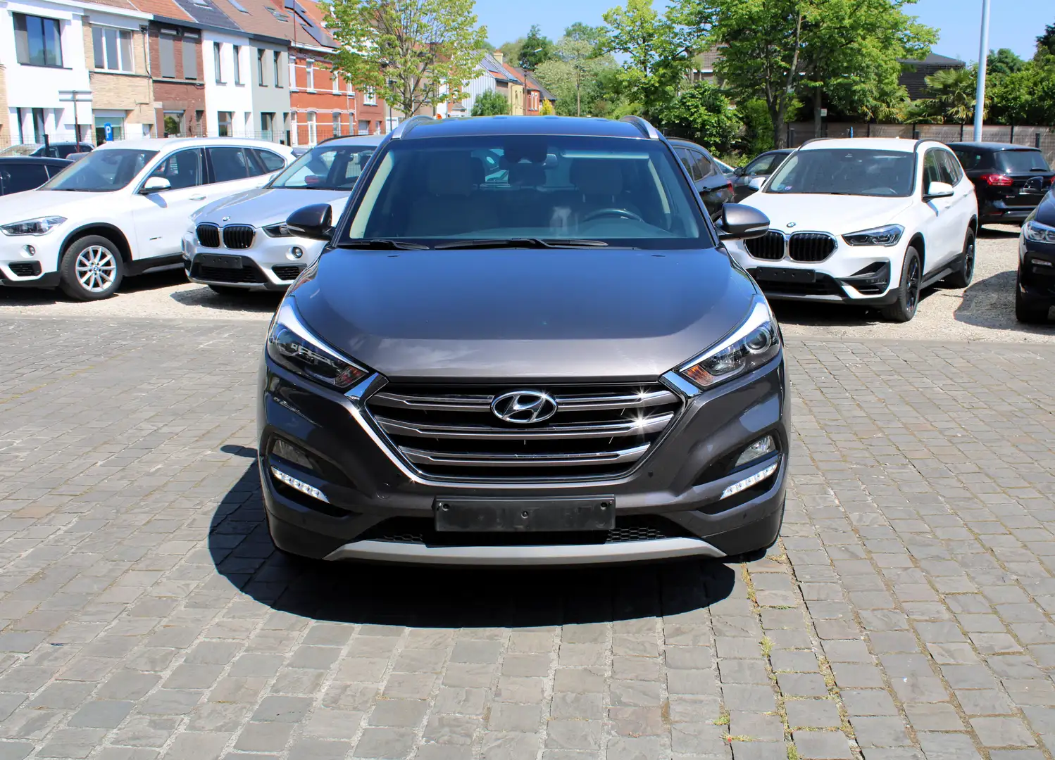 Hyundai TUCSON 1.6 T-GDi 2WD Automaat 69000km !!! Grijs - 2