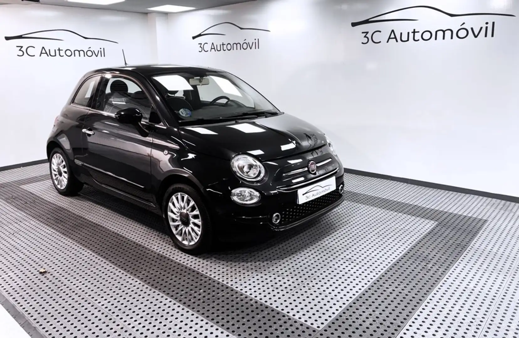 Fiat 500 Lounge 1.2 8v 51KW 69 CV GLP Noir - 1