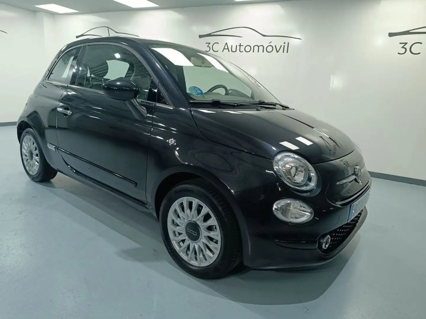 Fiat 500 Lounge 1.2 8v 51KW 69 CV GLP Noir - 1