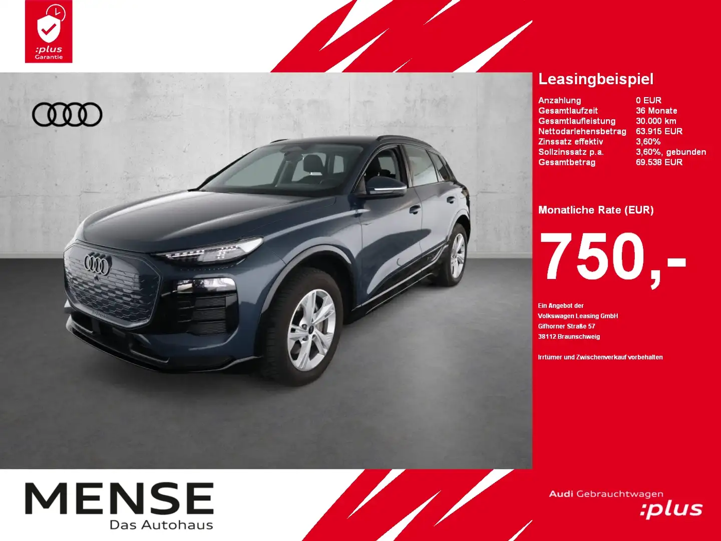 Audi Q6 e-tron 55 e-tron quattro |FLA|LED|ACC|WPumpe Albastru - 1