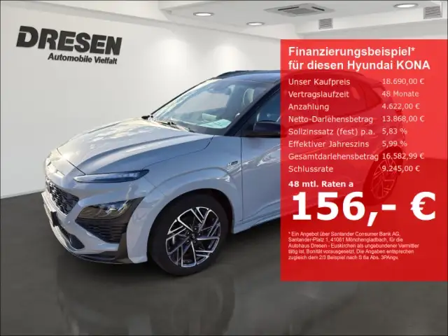 Hyundai KONA 1.0 T-GDI iM/T (48V) N Line Navi LED 18'' KRELL SH