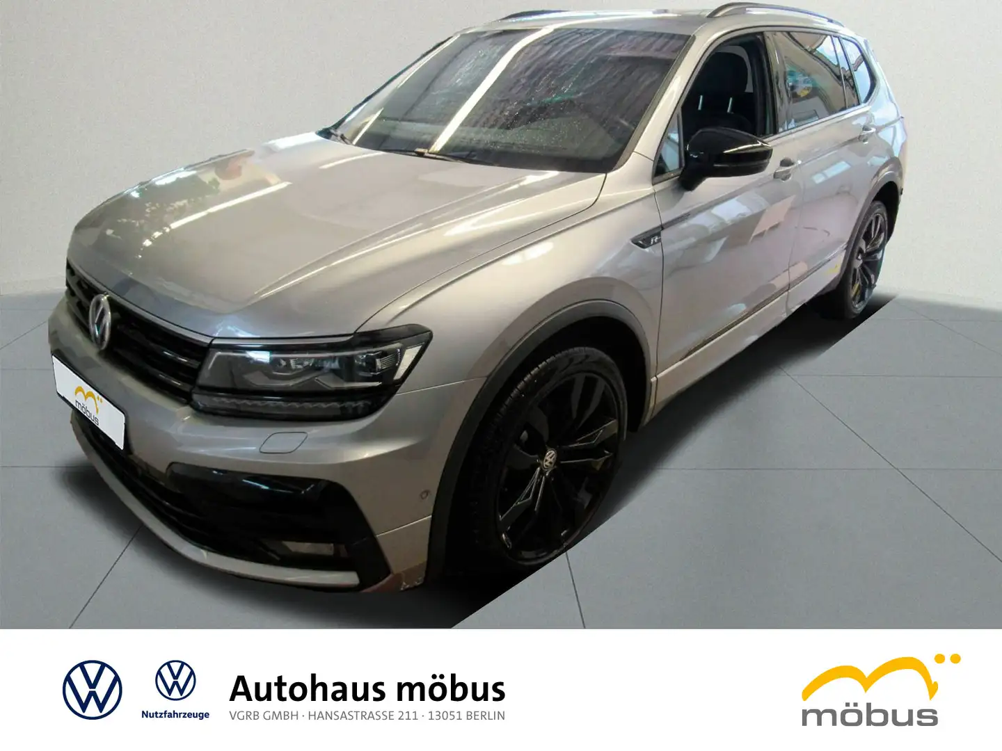 Volkswagen Tiguan Allspace 2.0 TDI Highline*4M*PANO*LED*ARE Silber - 2