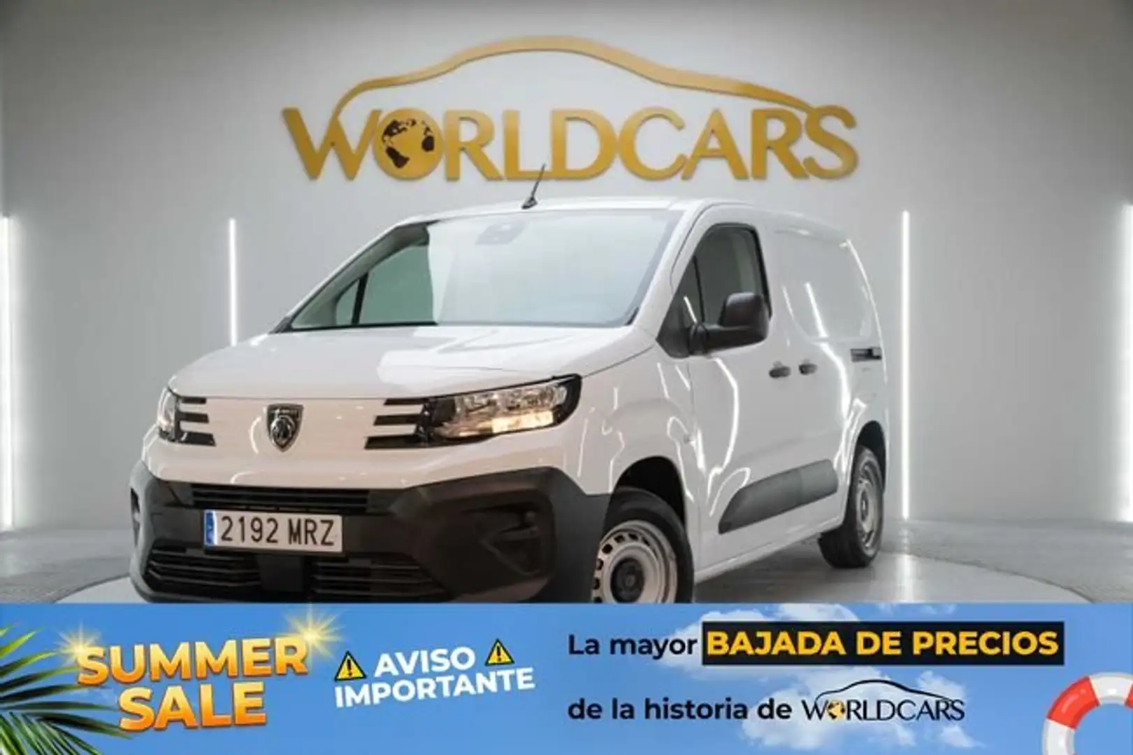 Peugeot Partner standard 600kg bluehdi 73kw Blanco - 1