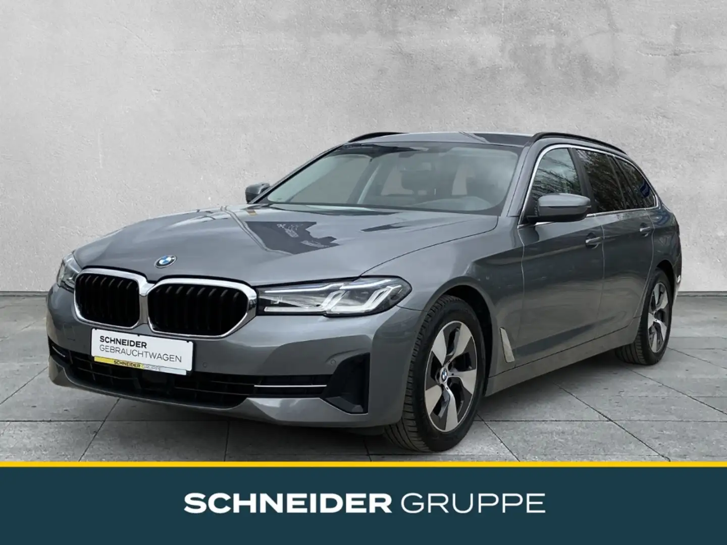 BMW 520 d Touring Automatik +LED+NAV+KAMERA+ACC+SHZ+ Grau - 1