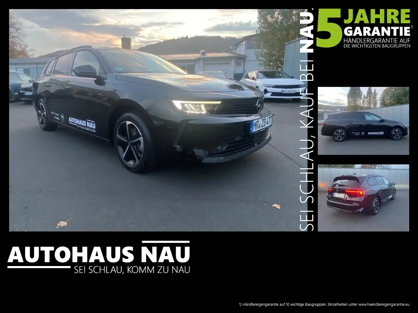 Opel Astra L Sports Tourer 1.2 Turbo Enjoy inkl.Inspektionspa Schwarz - 1