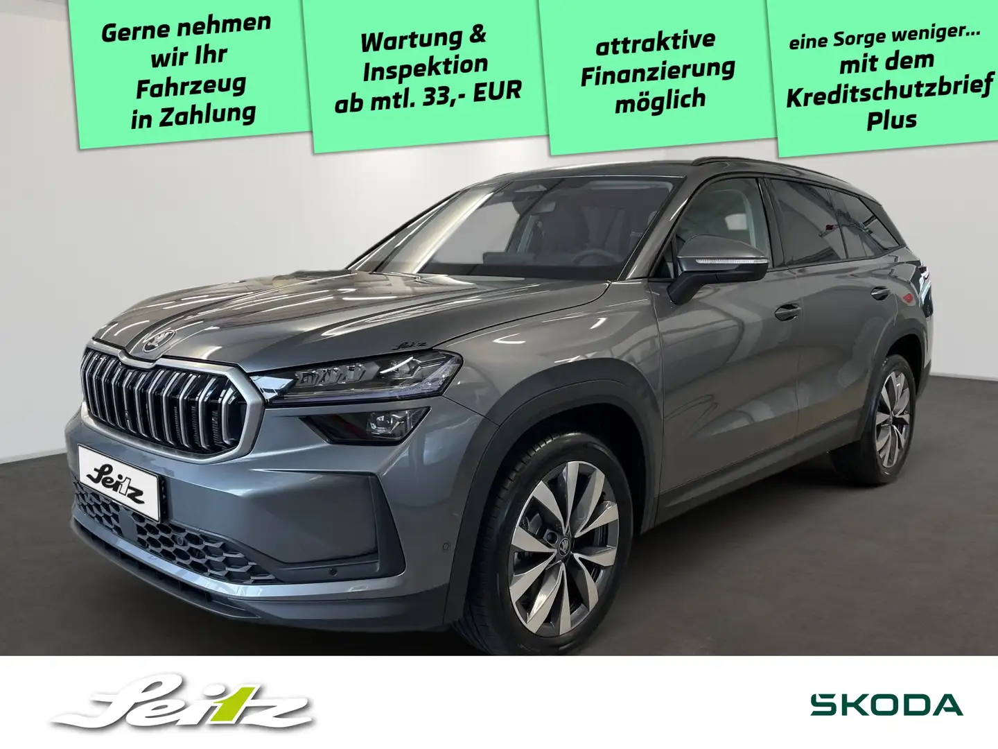 Skoda Kodiaq 2.0 TDI 4x4 Selection *AHK*NAVI*STANDH* Gris - 1
