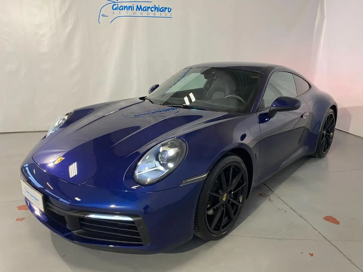 Porsche 992 Carrera 4 LIFTER-SPORT CHRONO-IVA ESPOSTA Bleu - 1