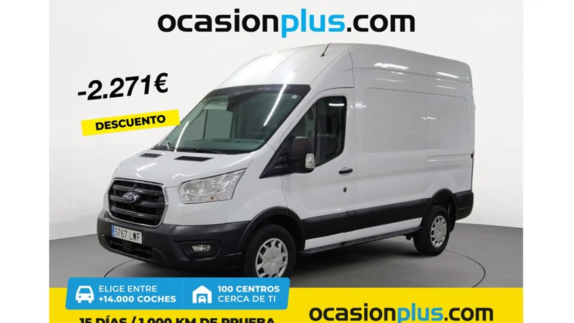 Ford Transit FT 350 L2 Van MHEV Trend Tracción Trasera Blanco - 1