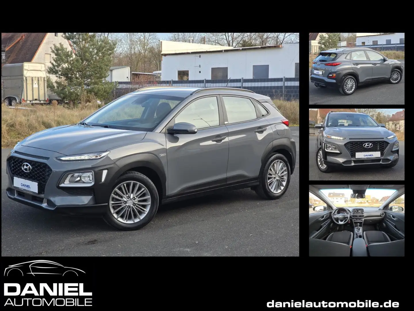 Hyundai KONA 1.6 T-GDI (177PS) DCT Trend 2WD AUT+KAM+AHK Grigio - 1