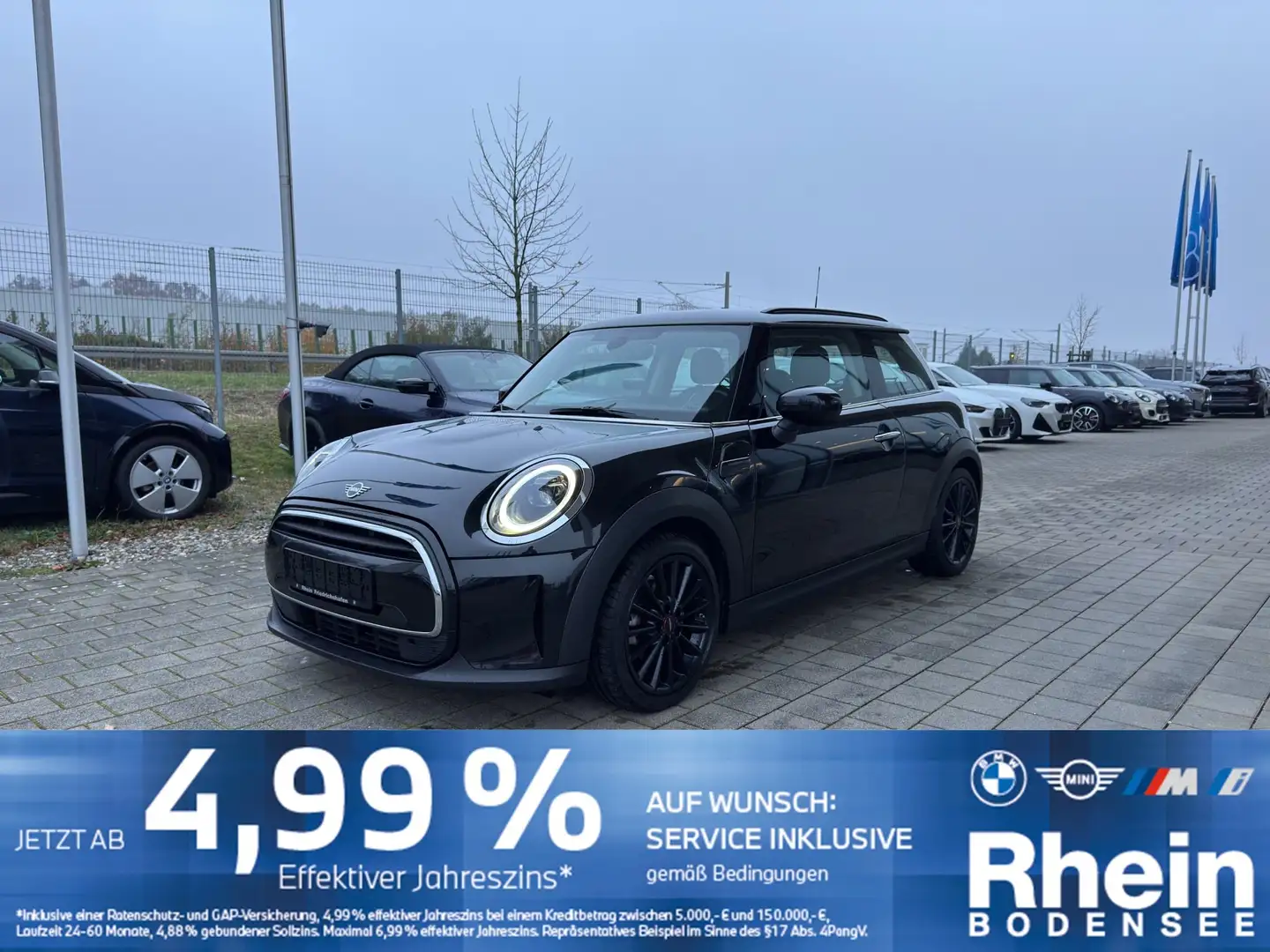 MINI Cooper 3-Türer LED Navi Automatik AppleCarPlay Schwarz - 1