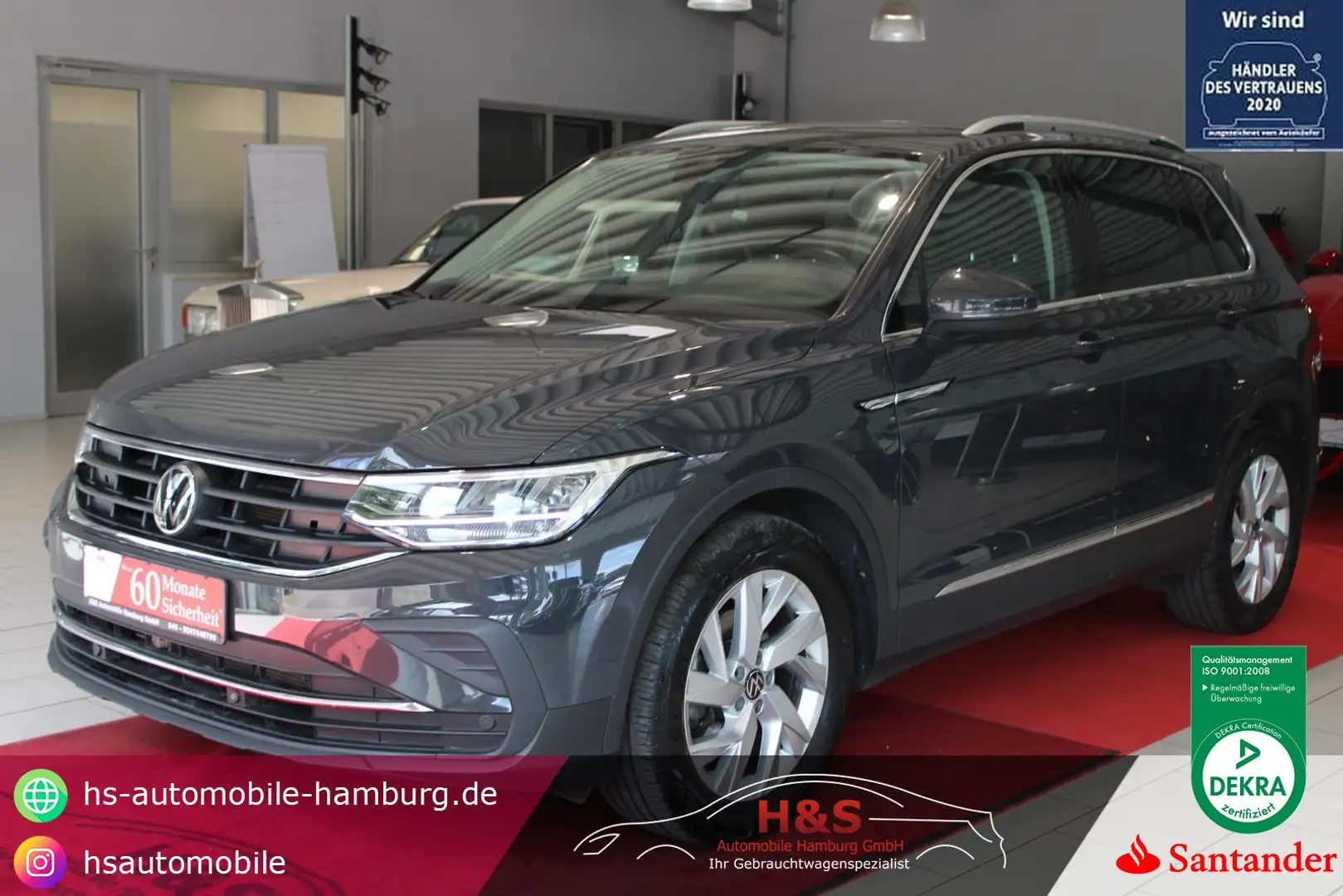 Volkswagen Tiguan Elegance 1.5 *CAR-PLAY*ACC Grau - 1