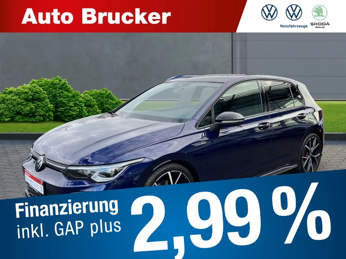 Volkswagen Golf VIII GTD 2.0 TDI+DSG+LED+Navi+Pano+3-Zonen-Klima+S Blue - 1