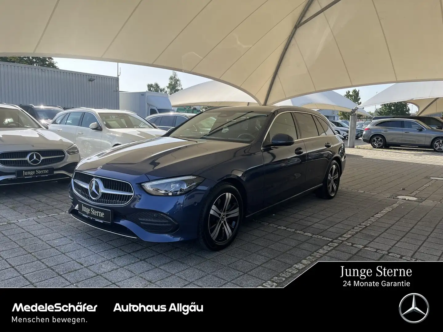 Mercedes-Benz C 200 C 200 d T Avantgarde AHK LED 360° Vorr-Distronic Blau - 1