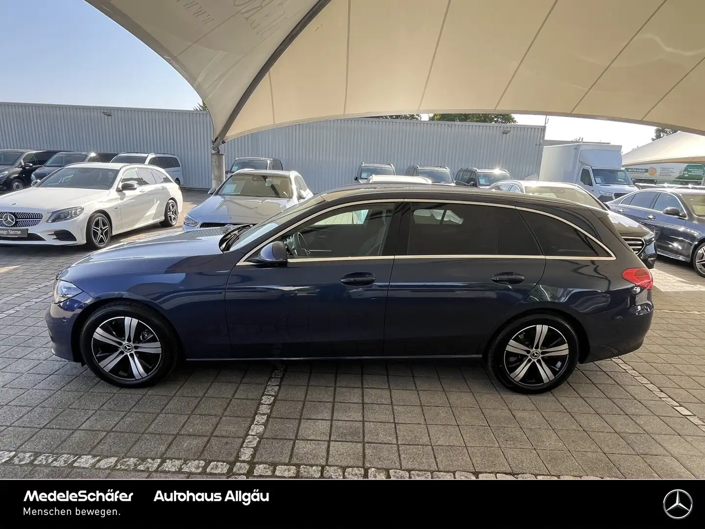 Mercedes-Benz C 200 C 200 d T Avantgarde AHK LED 360° Vorr-Distronic Blau - 2