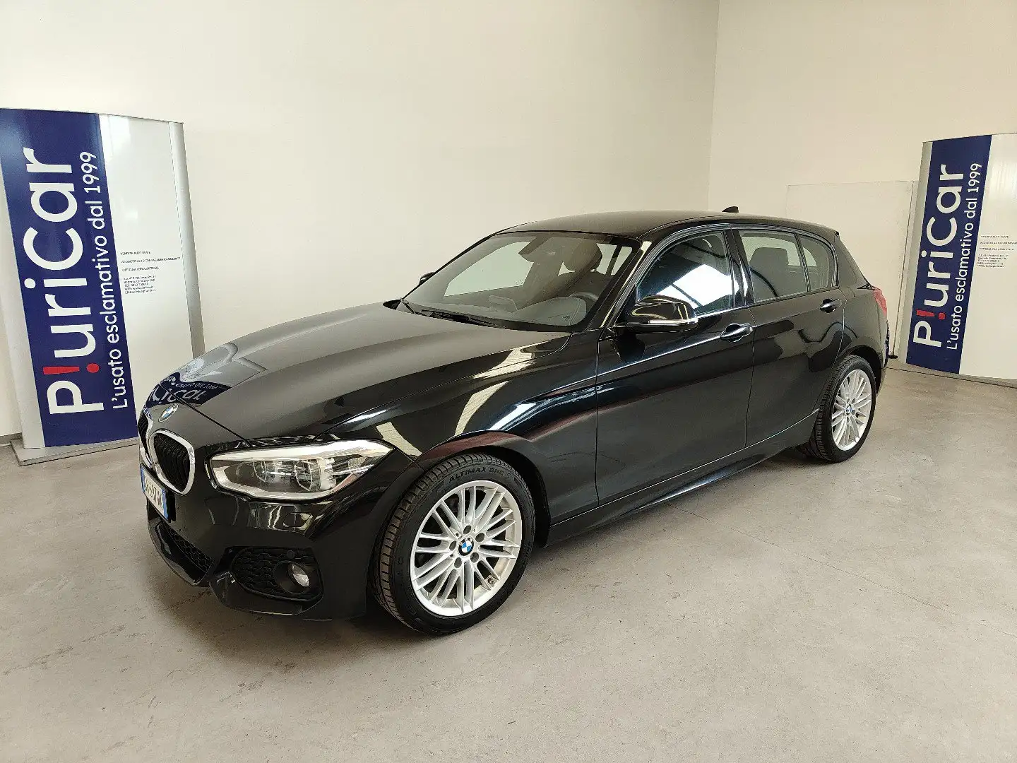 BMW 118 i 5p. Msport Fari LED Cruise Sensori (M Sport) Nero - 1