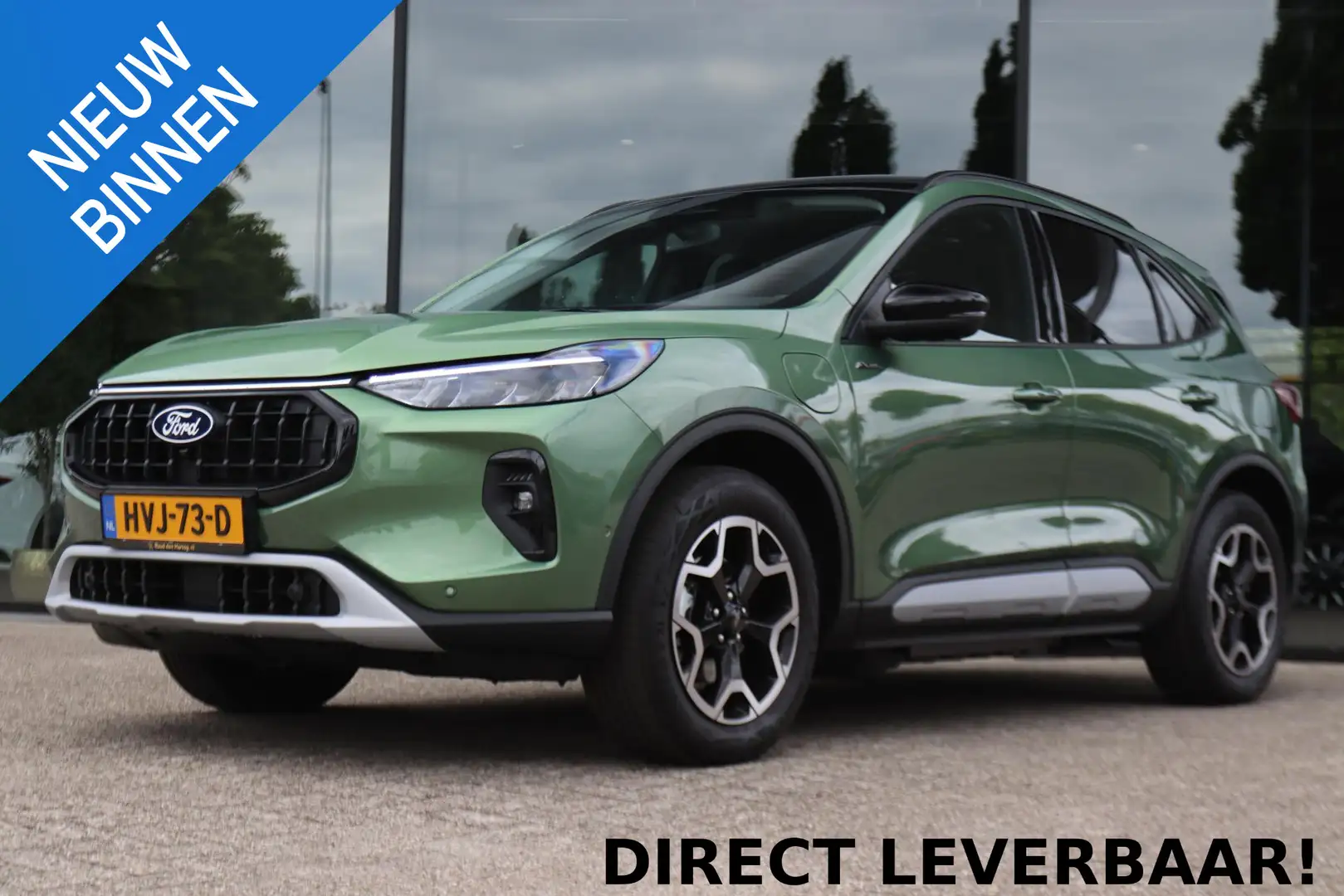 Ford Kuga 2.5 PHEV ACTIVE X 243PK *NIEUW DIRECT LEVERBAAR!* Groen - 1