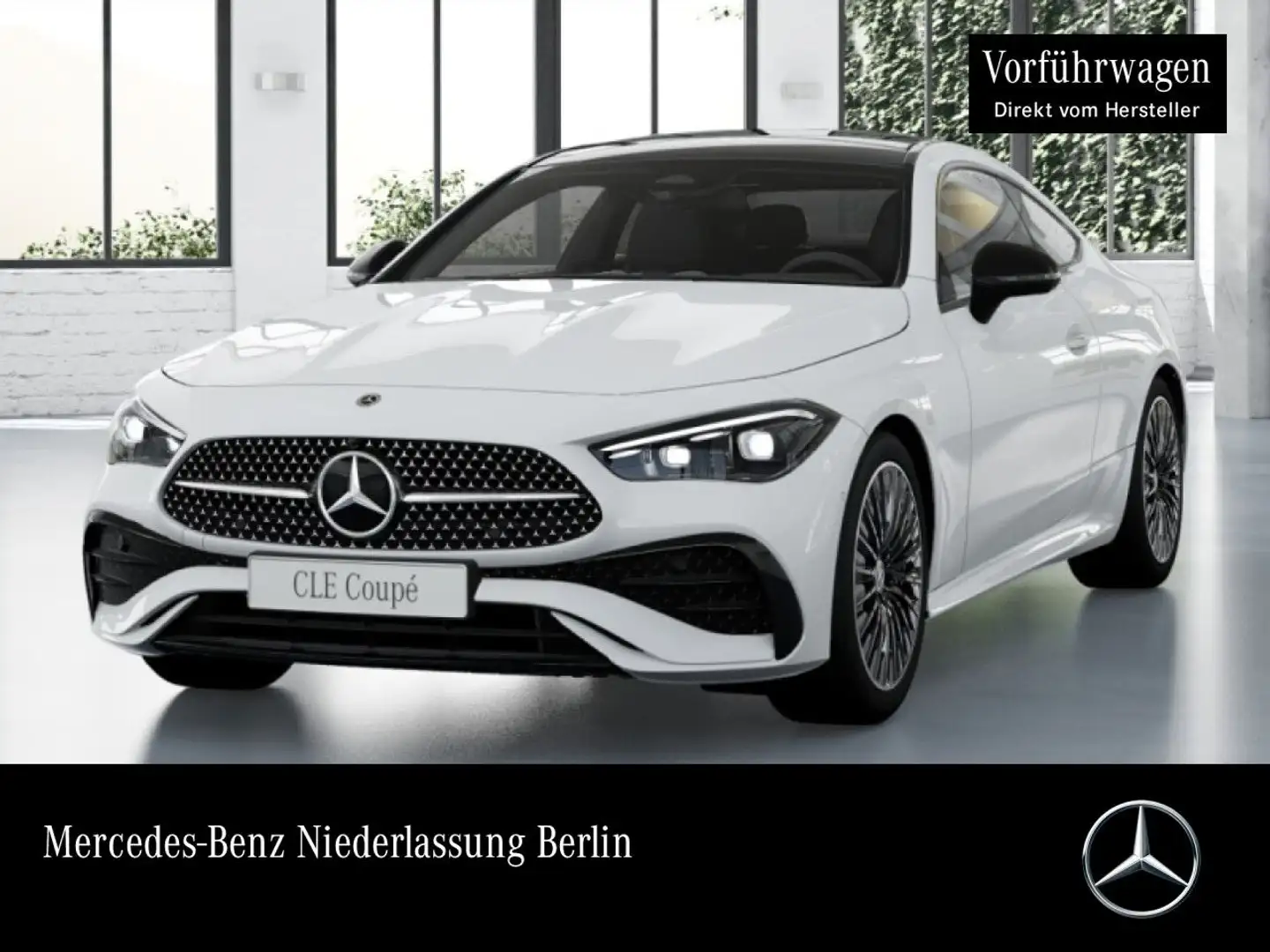Mercedes-Benz CLE 180 AMG+NIGHT+PANO+360+BURMESTER+TOTW+KEYLESS Bílá - 1