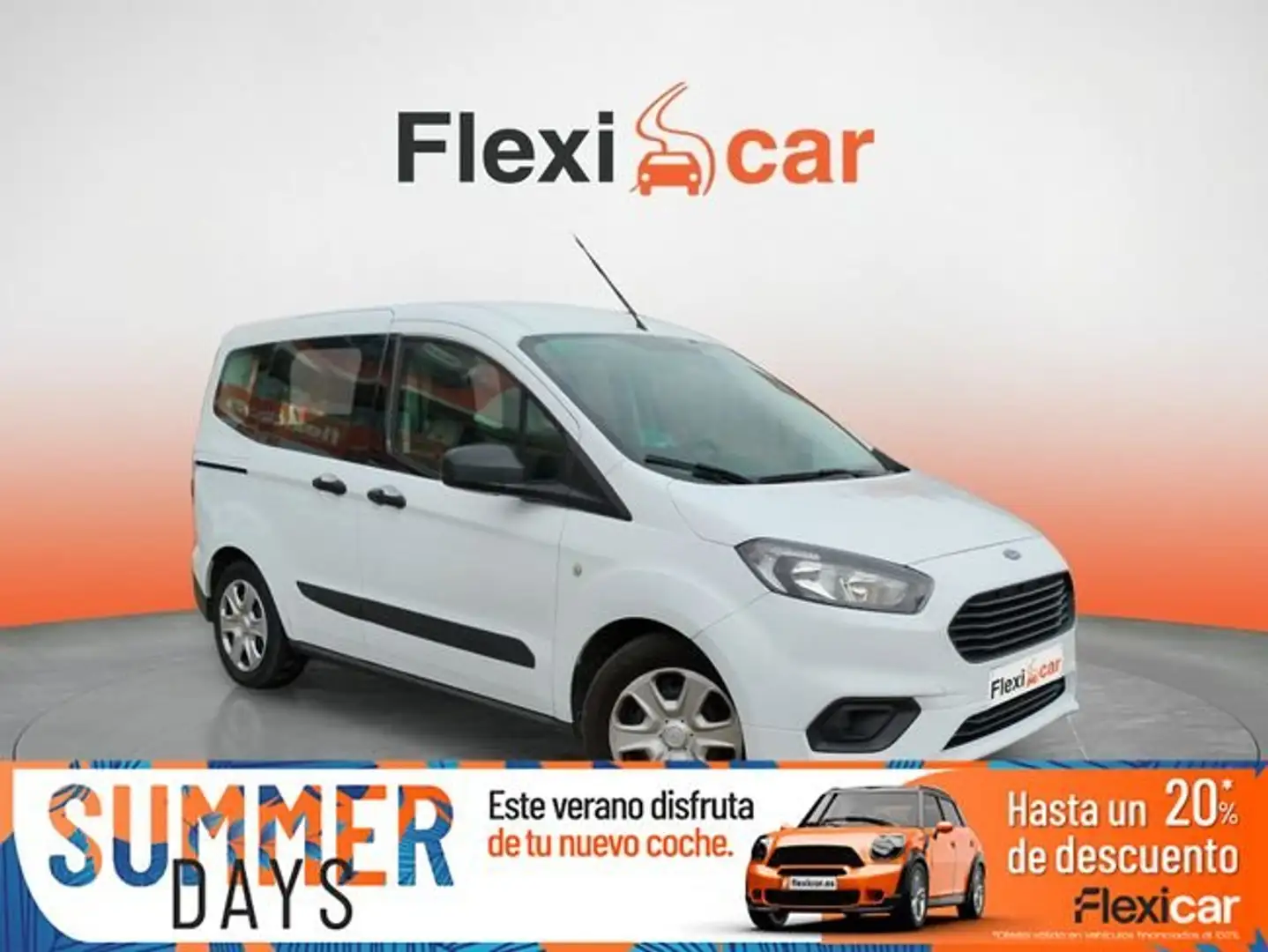 Ford Tourneo Courier 1.0 EcoBoost 74kW (100CV) Ambiente Blanco - 1