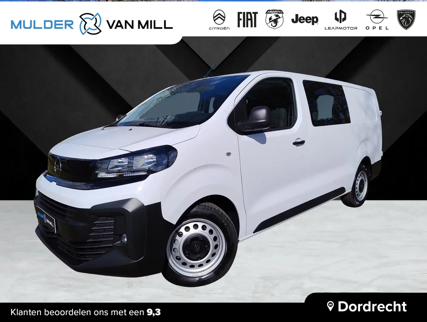 Opel Vivaro L3 DC 1.5 BlueHDI 120pk | GEEN BPM | Dubbele Cabin Wit - 1