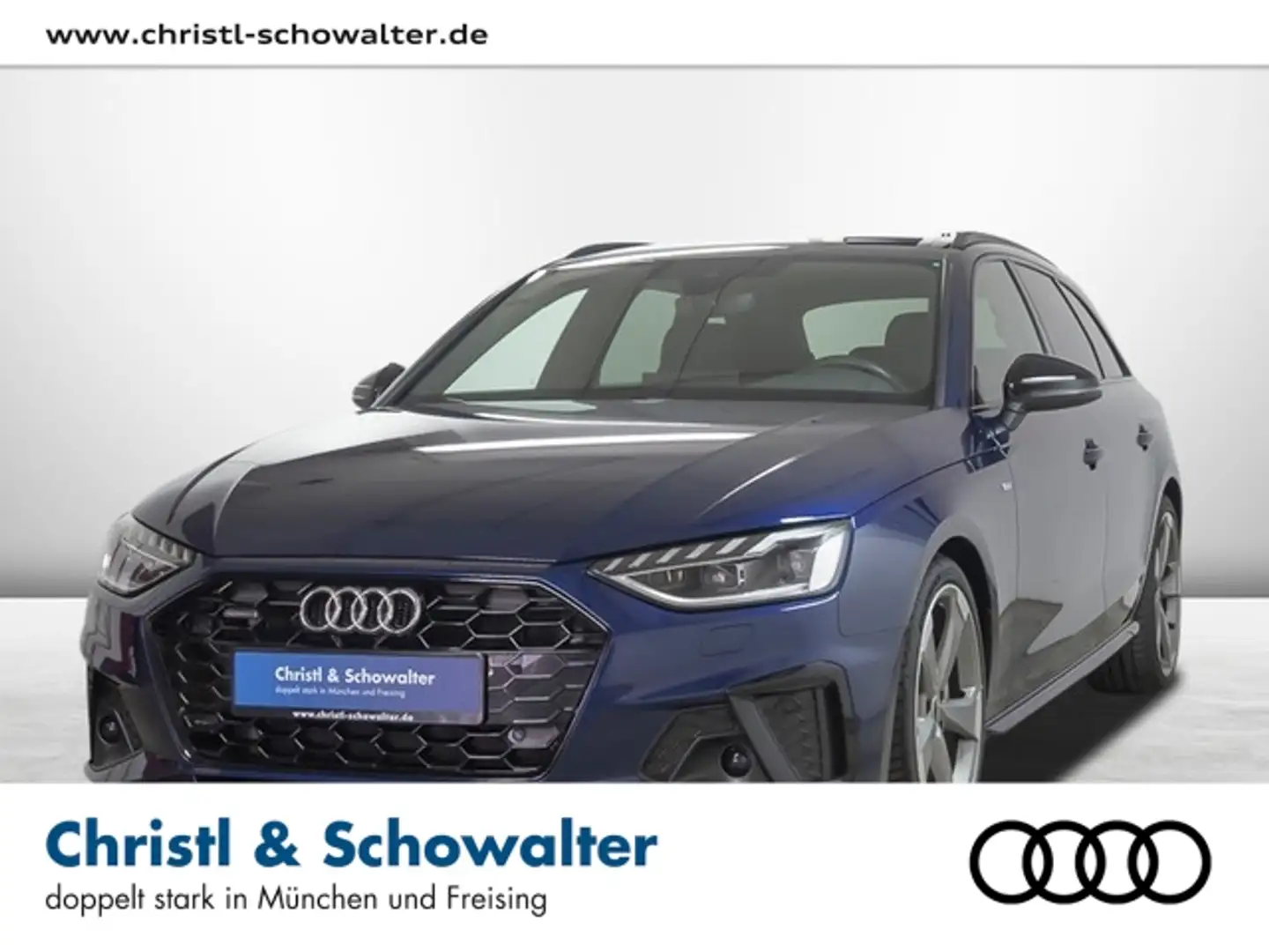 Audi A4 Avant 40 TDI quattro S line MATRIX B&O Blau - 1
