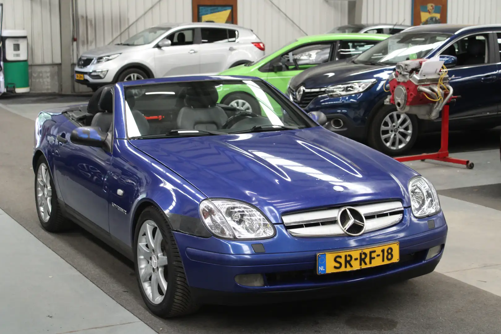 Mercedes-Benz SLK 230 K. NAP, Airco, Stuurbekrachtiging Blauw - 2