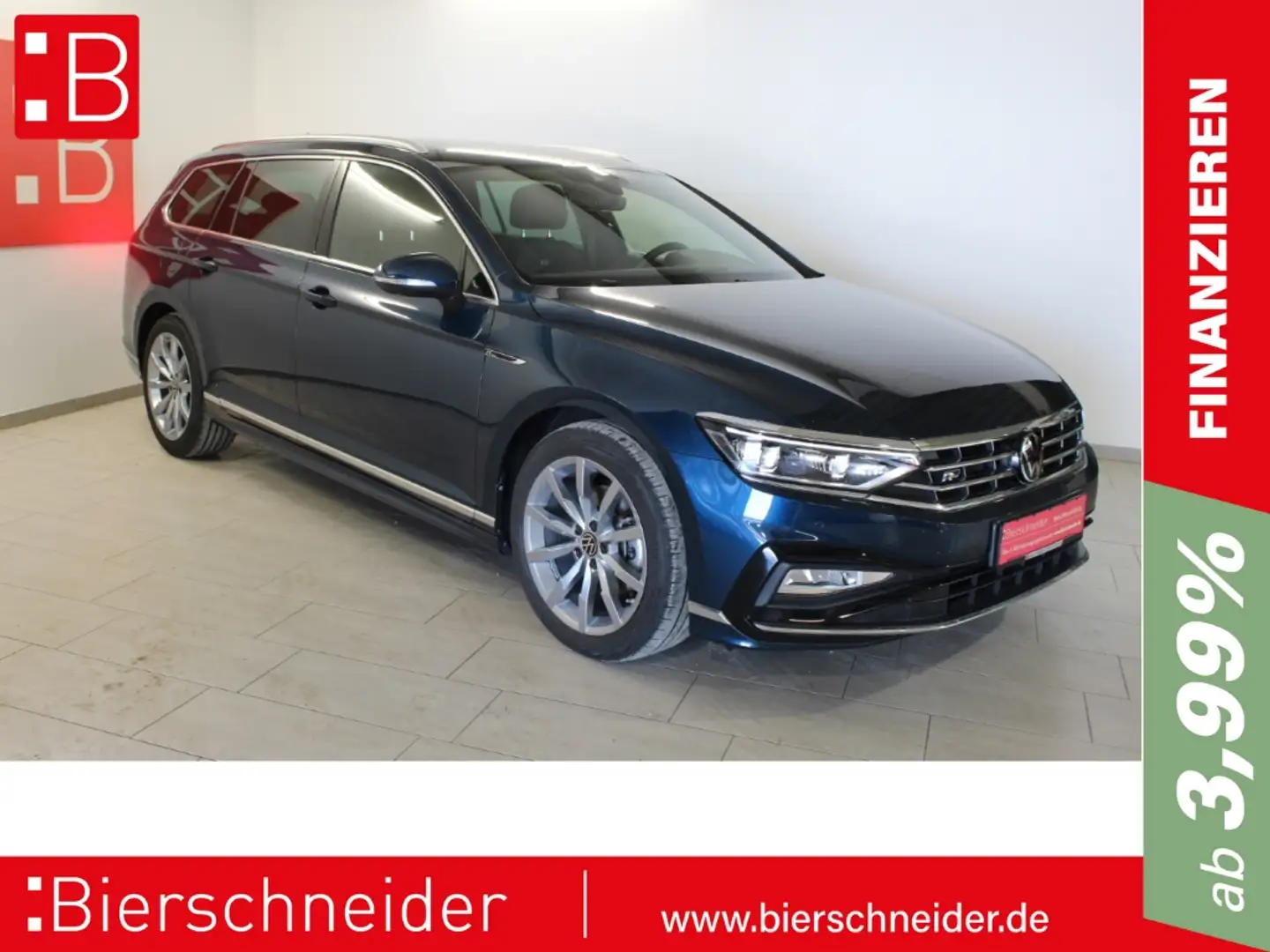 Volkswagen Passat Variant 2.0 TDI DSG 4Mo. 2x R-Line 18 AHK 5J.-GARANTIE Blau - 1