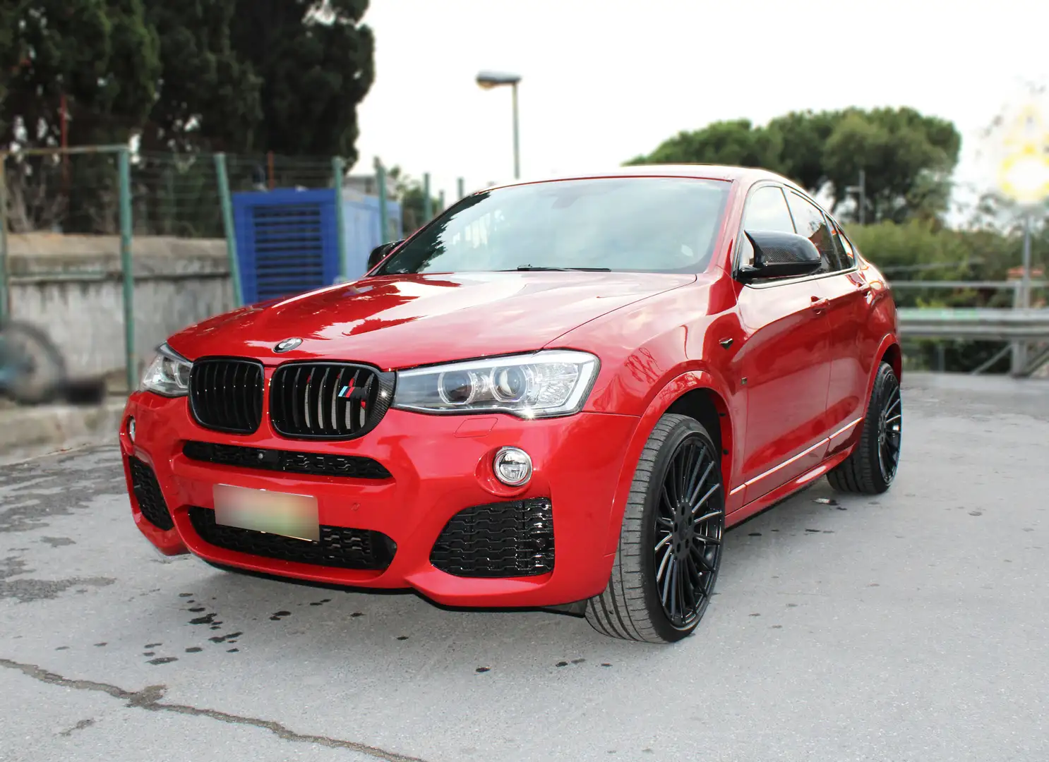 BMW X4 M XDrive20D Msport Červená - 2