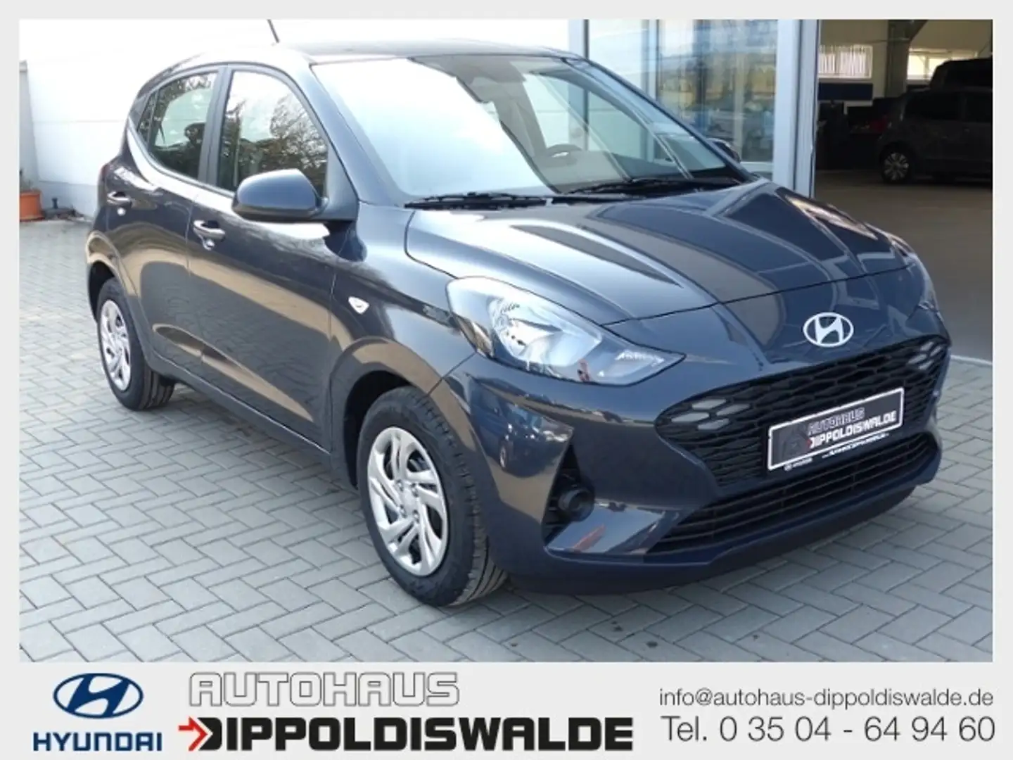 Hyundai i10 1.0 Select *Navi*ZV*Klima*EFH* Gris - 1