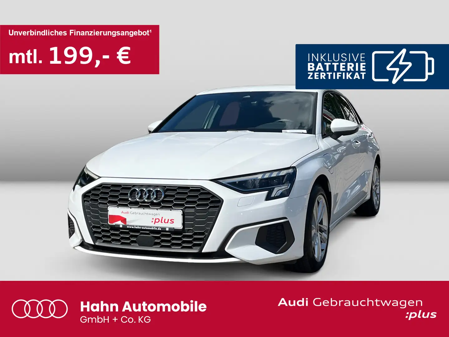 Audi A3 40 TFSIe S tronic LED Virtual Einpa Blanc - 1