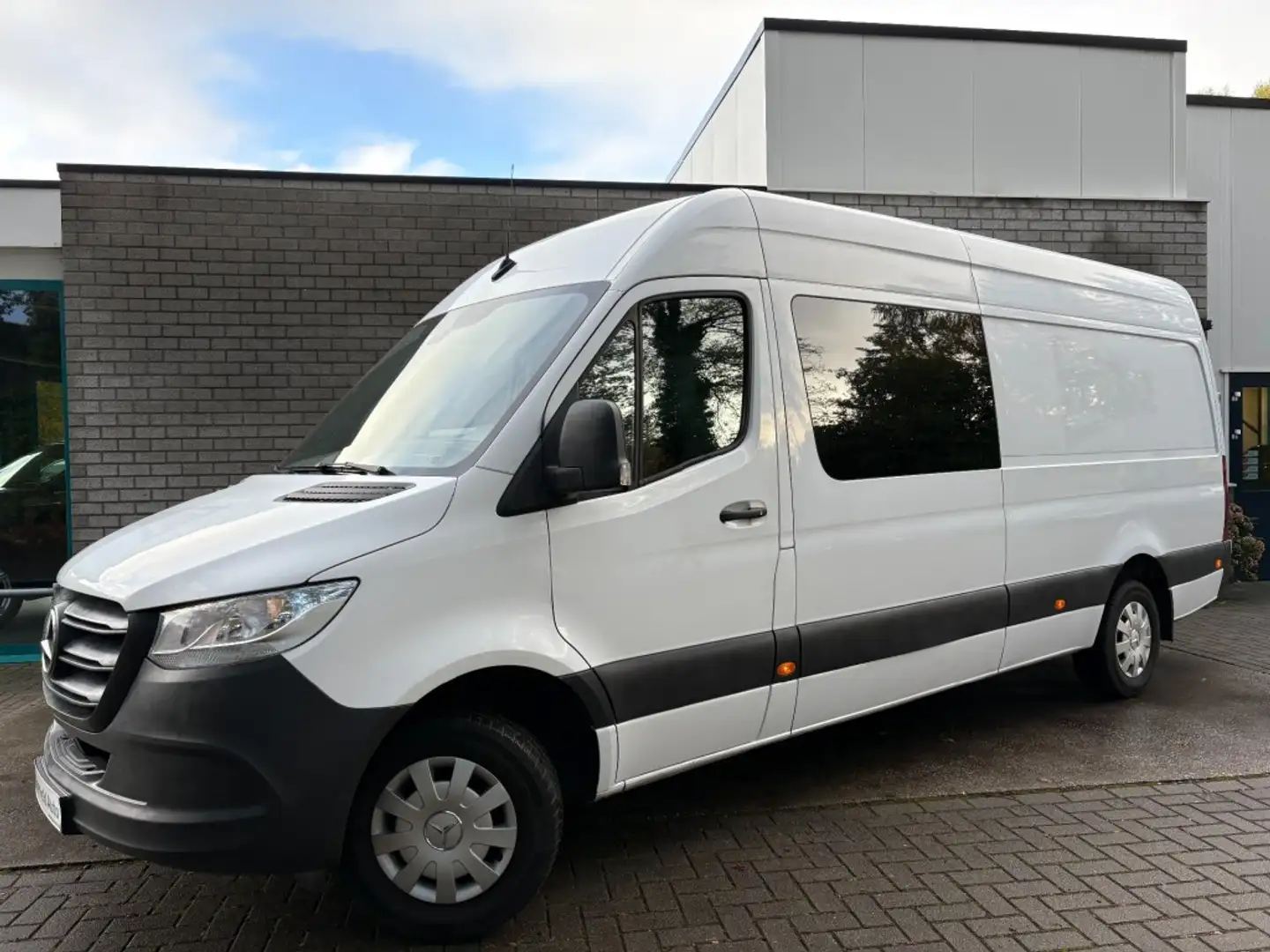 Mercedes-Benz Sprinter 316 CDI MAXI DC 5-PERS CarPlay, Camera, TrHaak 350 Blanc - 1